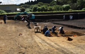 発掘調査（笹ノ沢(6)遺跡）